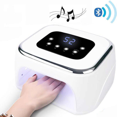 Bluetooth music nail phototherapy UV lamp with LCD display and timer for nail art