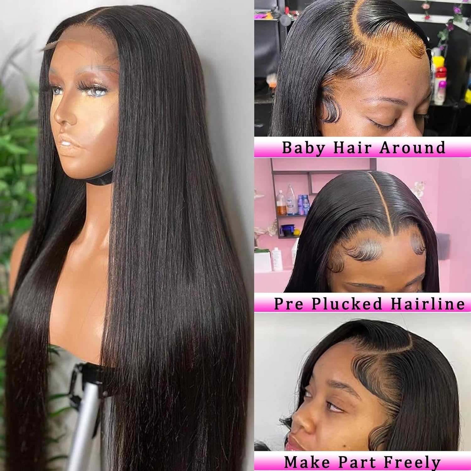 HD Lace Wigs Closure Human Hair-4-VessBeauty