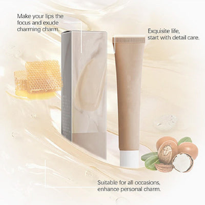 Lipstick soften lip lines nourishing moisturizing waterproof long-lasting khaki and pink colors