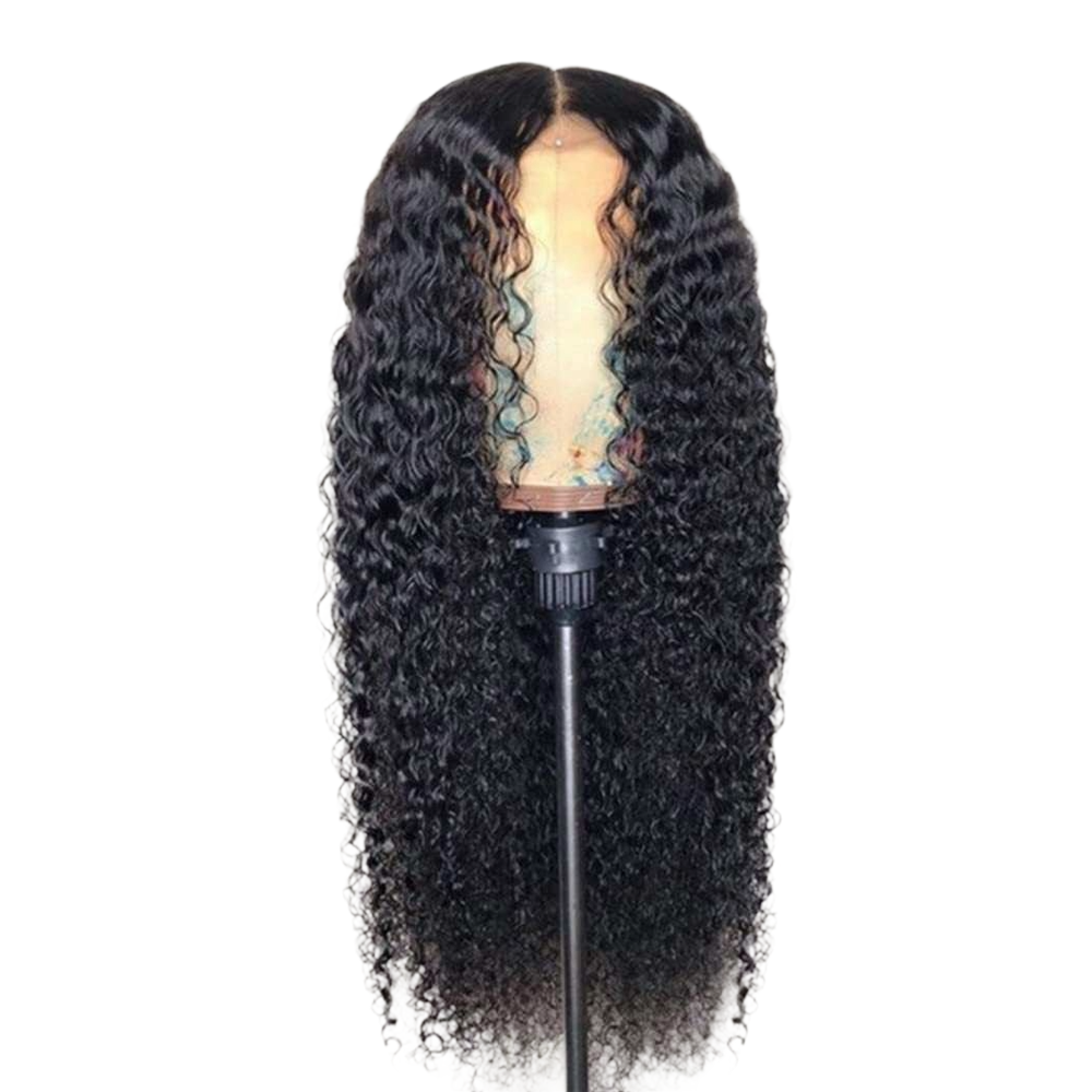 Deep Wave Human Hair Lace Front Wig (13×4)