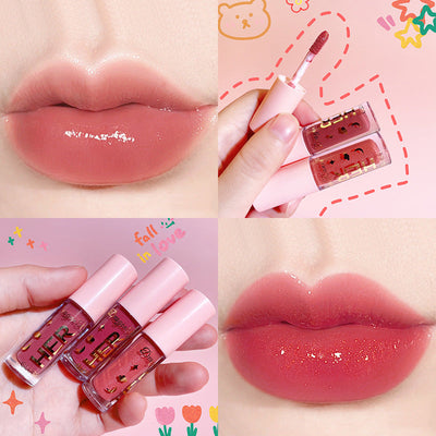 Women's Glaze Mirror Water Lip Glaze Lipstick - Vibrant, Easy to Apply